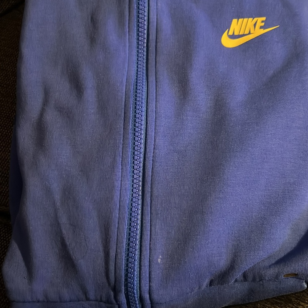 GUC Nike Tech Fleece Blue Zip-Up Hoodie - Picture 7 of 7